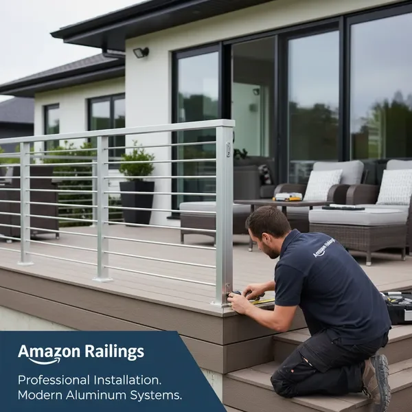 Professional aluminum railings installation by expert suppliers